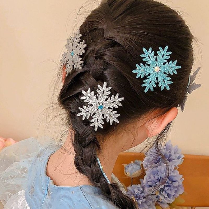 Elsa Gadget - 2 Stück Winter neue gefrorene Schneeflocke