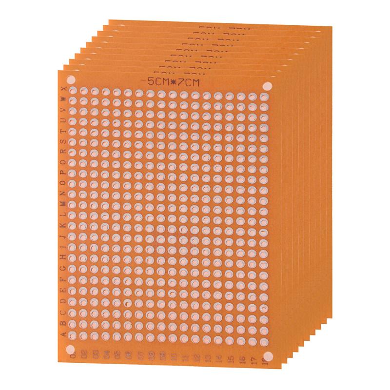 Electronics And Gadgets With I - 10 Stück Isoliertes PCB-Prototyp-Kit 432-Loch-Steckbrett Schaltungstest-Protoboard