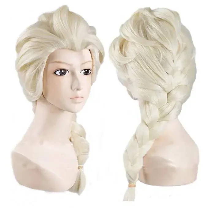 Elsa Gadget - Perücke Filme Gefrorene Schneekönigin Elsa Blonde