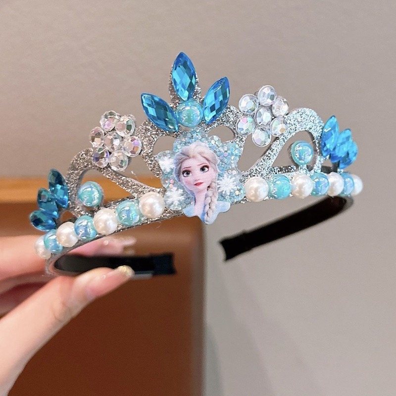 Elsa Gadget - Elsa Kristall-Tiara Stirnband für Kinder, Cosplay
