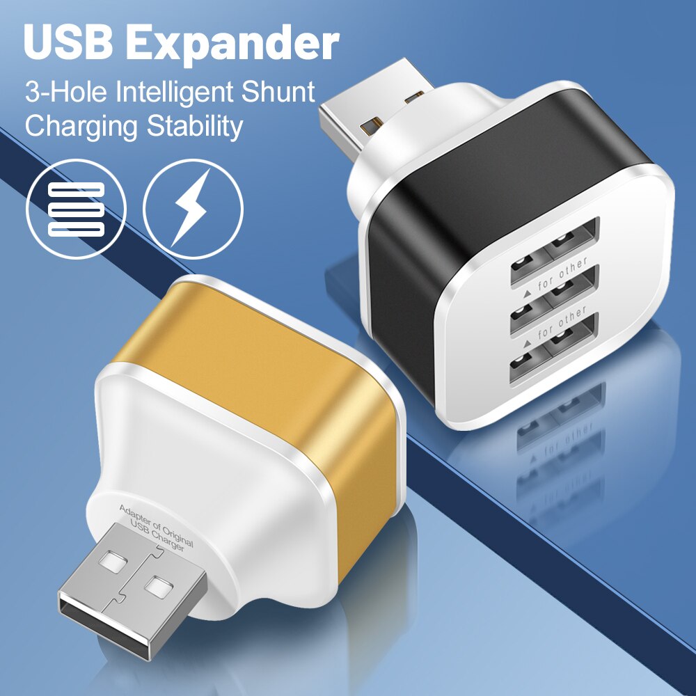 3-Port USB-Adapter USB 3 in 1  – Electronics Gadgets For Car Bewertung und Preis