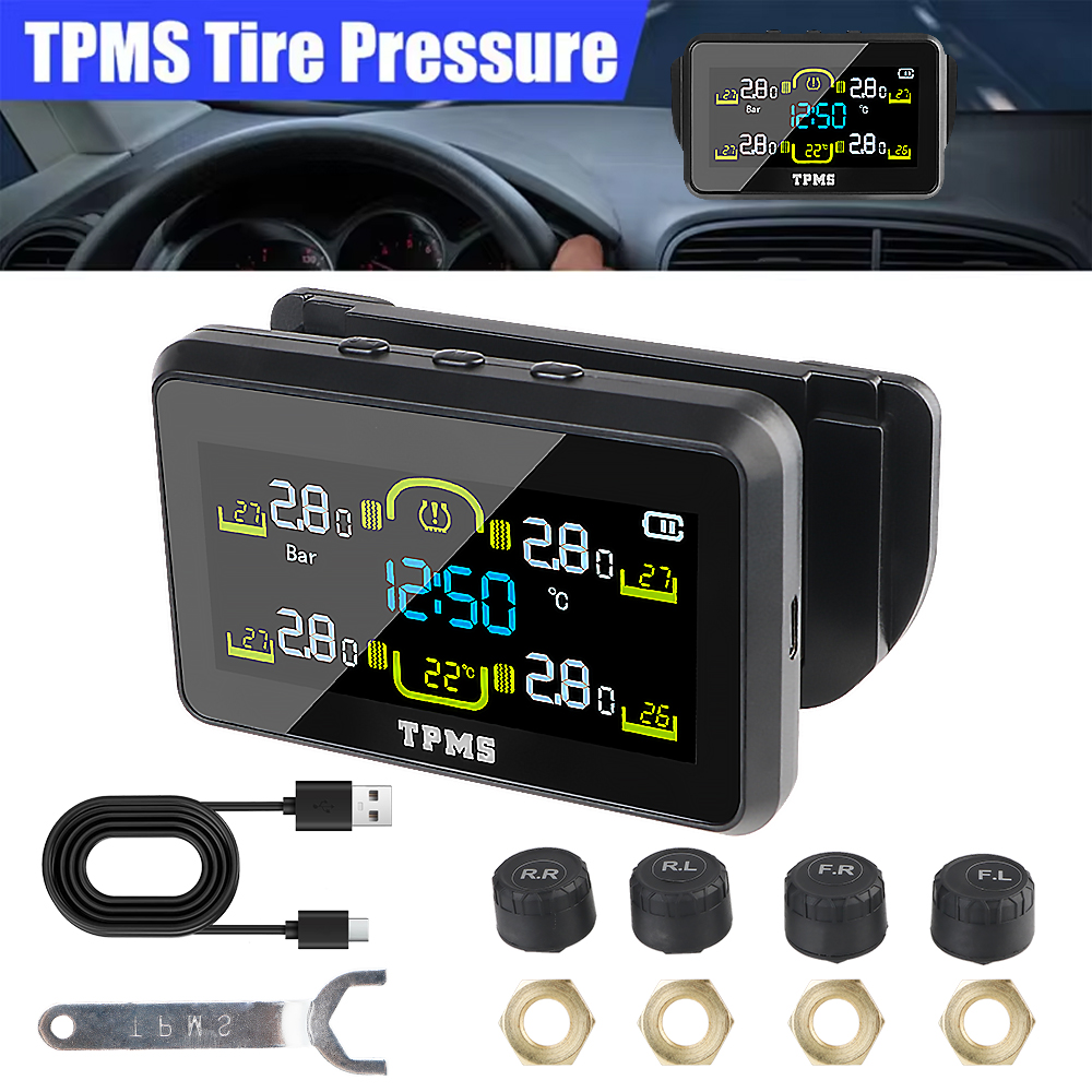 T14 Auto Solor TPMS Reifendruc – Electronics Gadgets For Car Bewertung und Preis