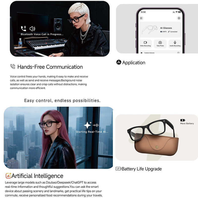 2026 Echtleder 2000mAh Ladeetu – Smart Glasses Ar Bewertung und Preis
